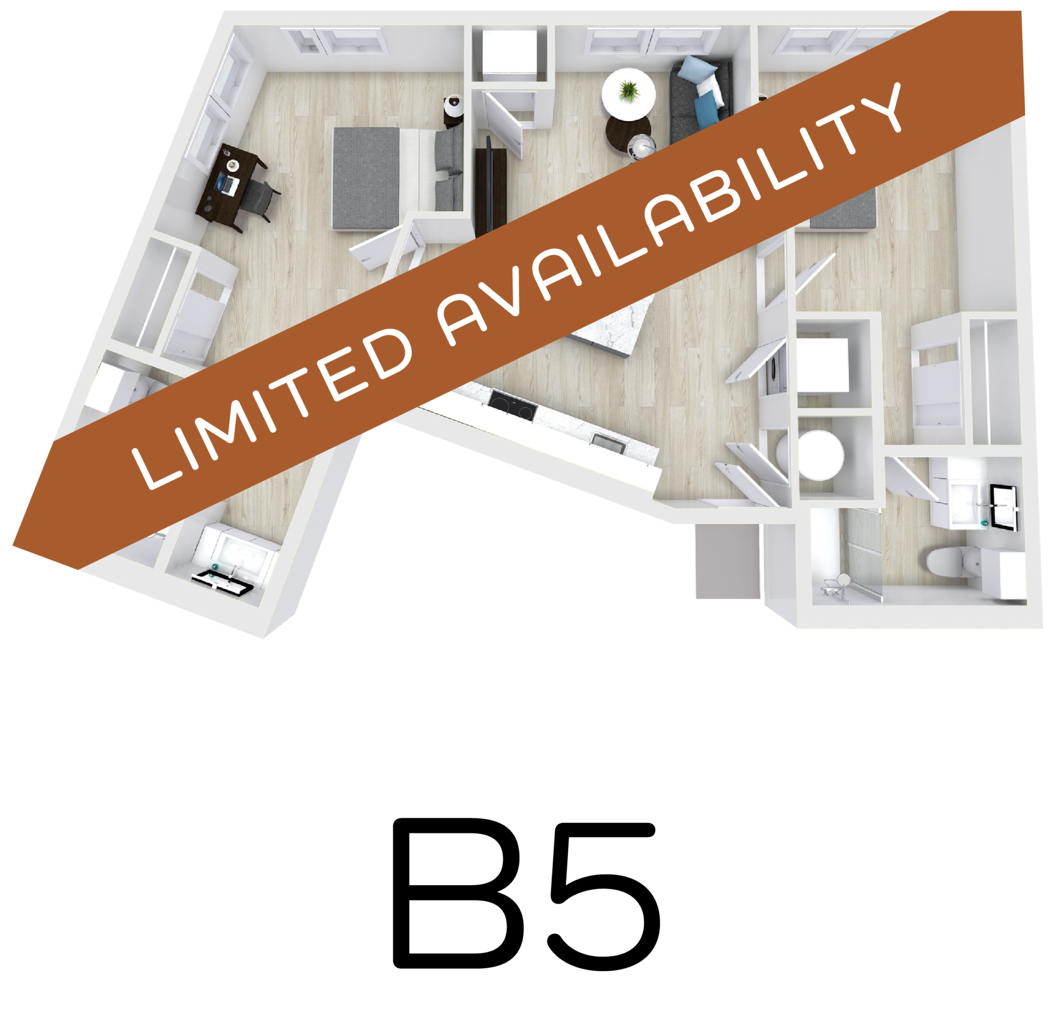 UAlbany Student Apartment Floor Plans | The Hudson